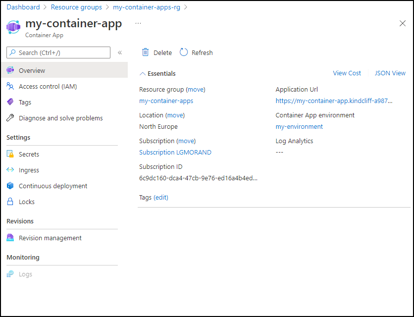 App in Azure